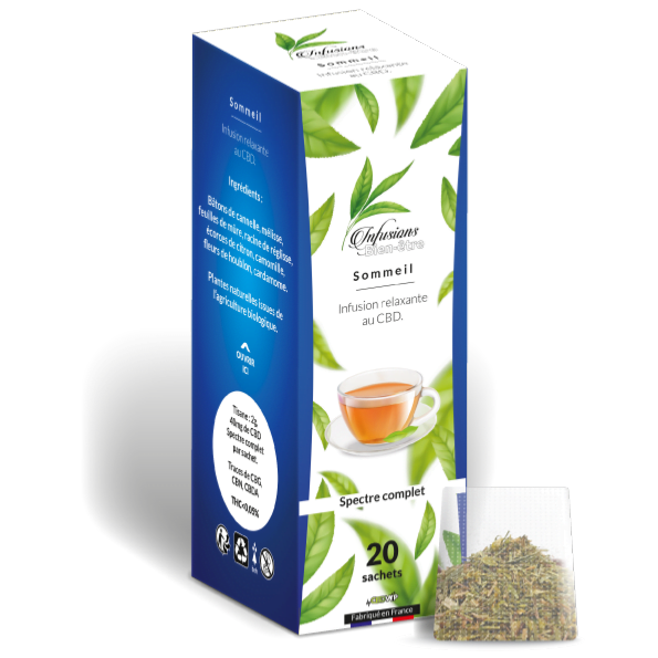 Infusion CBD Sommeil Spectre Complet