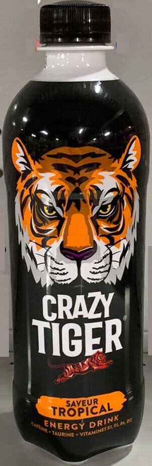 Crazy Tigre saveur Tropical 1 L