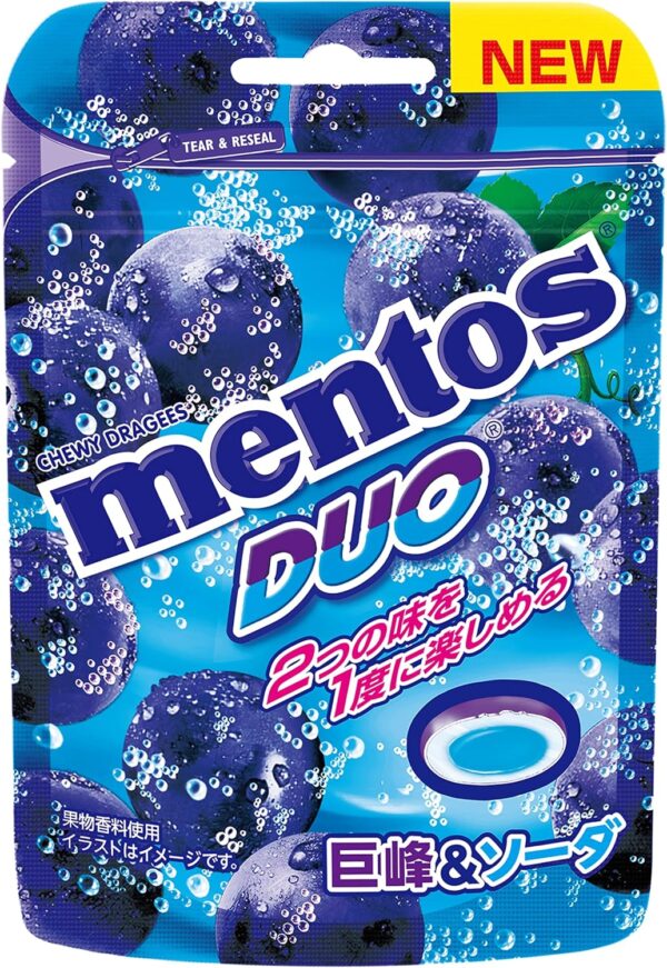 MENTOS DUO KYOHO GRAPE & SODA 45g