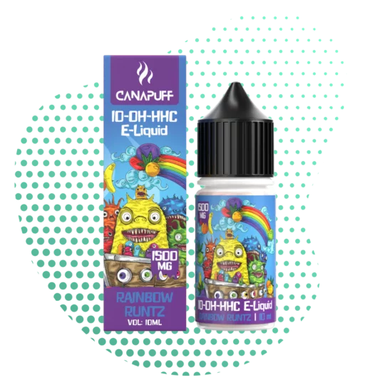 E liquide 10 OH HHC, 1500 mg - RAINBOW RUNTZ - 10 ml
