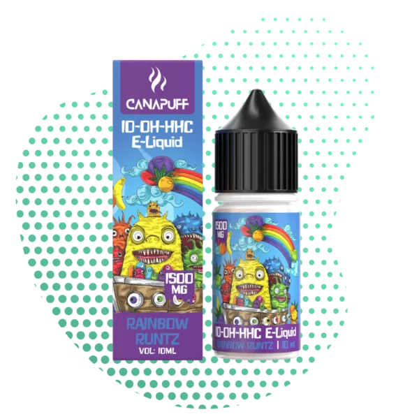 E liquide 10 OH HHC, 1500 mg - RAINBOW RUNTZ - 10 ml