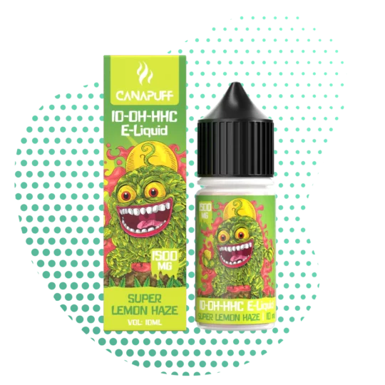 E liquide 10 OH HHC, 1500 mg - SUPER LEMON HAZE - 10 ml
