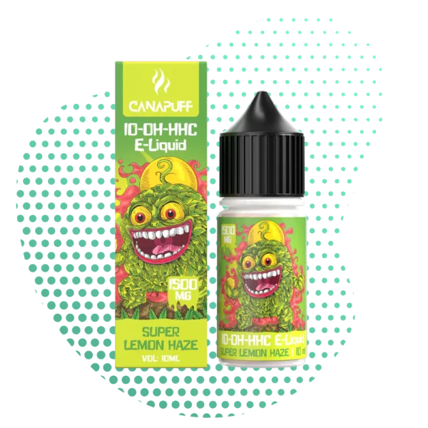 E liquide 10 OH HHC, 1500 mg - SUPER LEMON HAZE - 10 ml