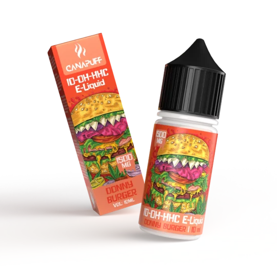 E liquide 10 OH HHC, 1500 mg - DONNY BURGER - 10 ml