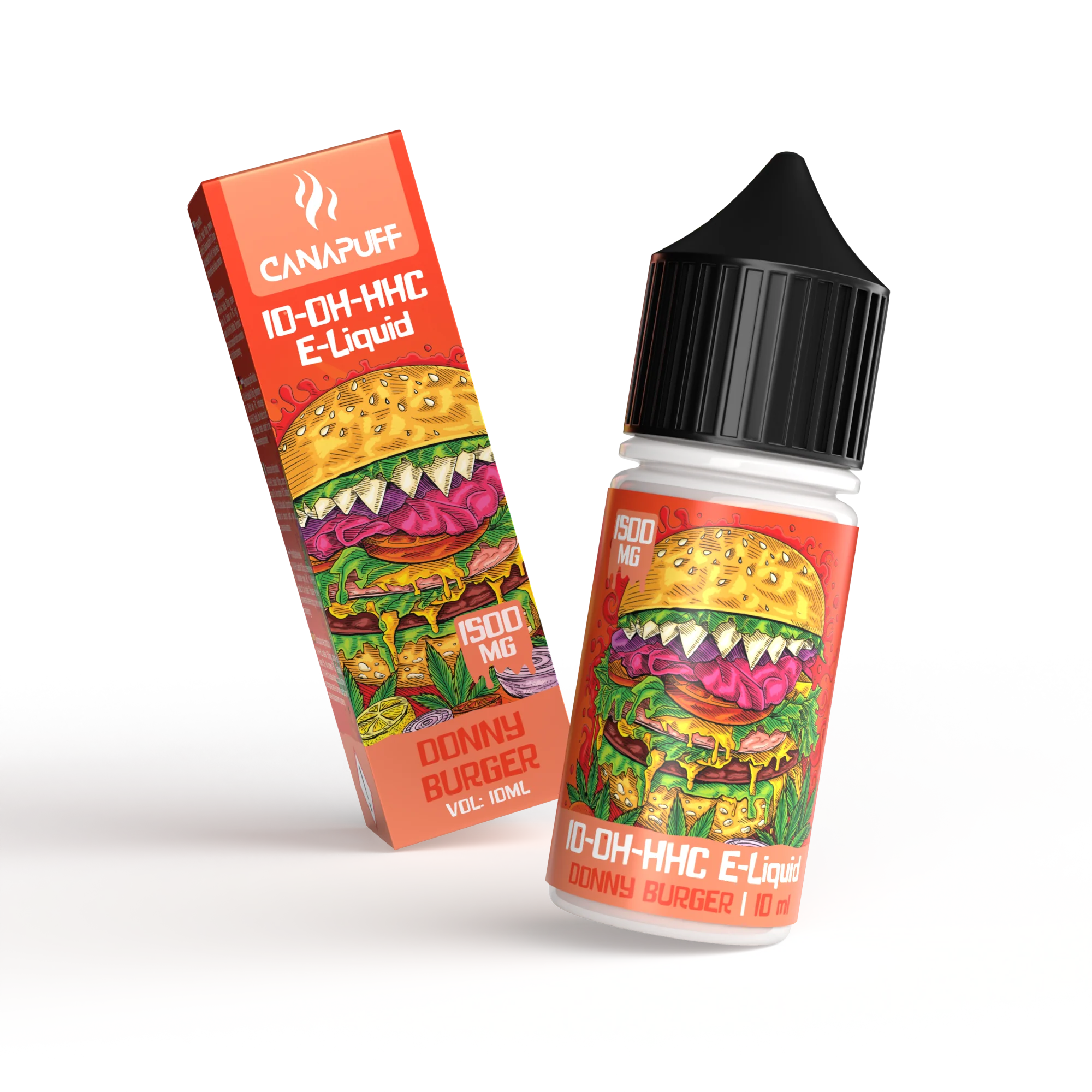 E liquide 10 OH HHC, 1500 mg - DONNY BURGER - 10 ml