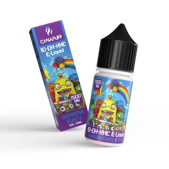 E liquide 10 OH HHC, 1500 mg - RAINBOW RUNTZ - 10 ml