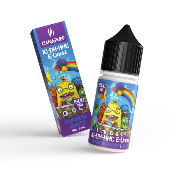E liquide 10 OH HHC, 1500 mg - RAINBOW RUNTZ - 10 ml
