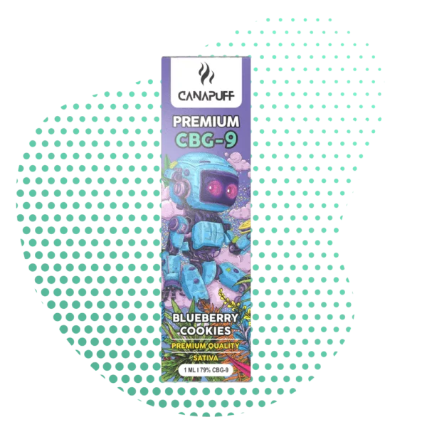 Vape pen CBG9 Myrtille Cookie 79 % 1 ml