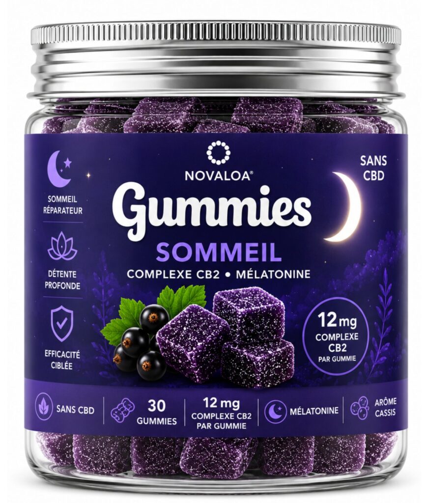 Gummies Sommeil Cassis-Mûre, complexe CB2